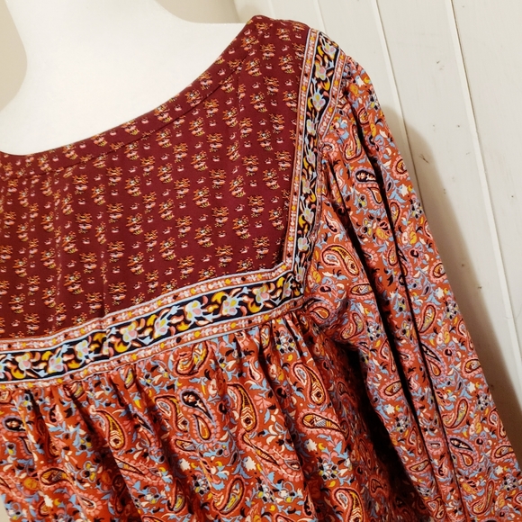 GAP | BOHO PEASANT BLOUSE PATTERNED - Picture 2 of 11